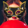 Beaupretty Halloween Carnival Fox Mask for Women Decorative Cosplay Half Face Masquerade Prop for Parties Festivals and Costumes view 4
