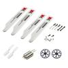 Propeller Connection Rod Main Gear Tail Motor Tail Blade RC Parts Combo for WLtoys XK K110 K110S RC Helicopter view 1