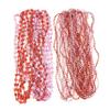 YSPPF 60 Pcs Valentines Day Heart Shaped Bead Necklace Bulk Bachelorette Pink Red Party Beads view 2