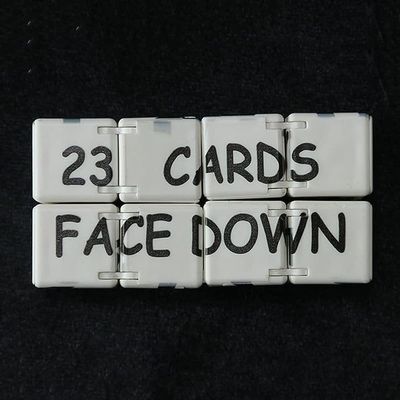 blue-ther Prediction Blocks Magic Tricks Gimmicked The Playing Card Magic Funny Close up Illusions Mentalism Props