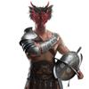 BaronHong 3D Dragon Mask Halloween Party Costume Cosplay, Horror Dragon Masquerade,Carnival,Fancy Dress Party(red,M) view 3