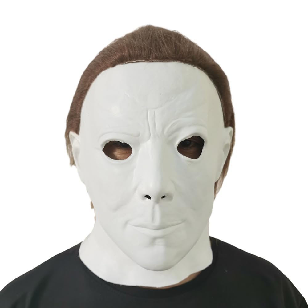 BaronHong Halloween Mask Original Mask,Horror Cosplay Creepy Scary Costumes Masks For Carnival Costume Party(B,M)