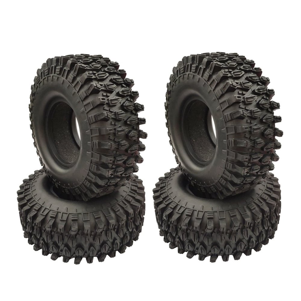 4PCS 1.9 Inch Rubber Tyre 1.9 Wheel Tires 108X40MM for 1/10 RC Crawler for Traxxas TRX4 Axial SCX10 90046 AXI03007 Modification Accessories