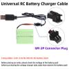 Aliwisdom Universal RC Charger Cable with SM-2P Plug Connector for (4-8s) 4.8V 6V 7.2V 8.4V 9.6V Ni-MH/Ni-CD Battery Pack, Compatible RC Car/Boat/Plane/Drone/Tank (8.4V) view 3