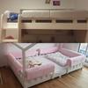 Wonder Space Toddlers' Bed Rail Bumpers Protecter - Children's Bed Guardrail Padding - Anti-Collision | Increased Height | Fall Prevention - Easy InstallEnhanced Safety Mostly Fit (3ft, Pink) view 2