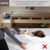 Wonder Space Toddlers' Bed Rail Bumpers Protecter - Children's Bed Guardrail Padding - Anti-Collision | Increased Height | Fall Prevention - Easy InstallEnhanced Safety Mostly Fit (3ft, Pink) view 3