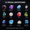 Japace Earth Science Kits for Kids Age 4-6-8-12-14, Birthstone Gemstone Dig Kit, Geology Kit with Break Your Own Geodes, Crystal Growing Experiment, Rock Mining Kit Birthday Gifts Toys for Boys Girls view 2