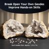 Japace Earth Science Kits for Kids Age 4-6-8-12-14, Birthstone Gemstone Dig Kit, Geology Kit with Break Your Own Geodes, Crystal Growing Experiment, Rock Mining Kit Birthday Gifts Toys for Boys Girls view 3
