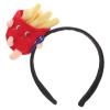 Beaupretty French Fries Headband with Mini Stuffed Fries Doll 7.5 Inch Novelty Hair Accessory for Costume Party Halloween Carnival view 1