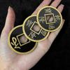 ZQION Phantom of Chinese Coins (Stage) Magic Tricks 55MM Parlar Coin Magia Magician Close Up Street Illusions Gimmicks Props view 1
