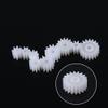 11Pcs Plastic Gears Module, Single Double Reduction Gear Worm Gear, Plastic Gear Set for DIY Car Robot Aircraft Coreless Motors view 3