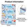 4 Pieces Space Decor for Boys Room, 11.8" x 3.9" Outer Space Kids Room Wall Decor Wooden Sign, Motivational Wall Art for Kids Room Nursery Playroom Classroom, Be Kind Brave Curious Yourself-A05 view 2