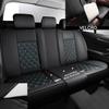 Car Seat Cover 5-Seats, for Lancia Dedra/Delta/Ypsilon/Kappa/Lybra/Prisma/Thema/Thesis/Y/Y10 Braun, Front and Rear Leather Seat All Weather Use Breathable Wear Resistant Waterproof (Color : Cream) view 3