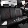 Car Seat Cover 5-Seats, for Lancia Dedra/Delta/Ypsilon/Kappa/Lybra/Prisma/Thema/Thesis/Y/Y10 Braun, Front and Rear Leather Seat All Weather Use Breathable Wear Resistant Waterproof (Color : Cream) view 4