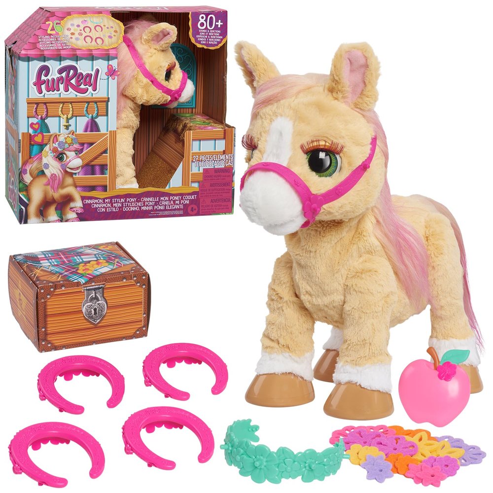 furReal Cinnamon My Stylin Pony, Kids Toys for Ages 4 Up by Just Play