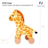 Little Big Friends Giraffe Pull Toy for Toddlers | Classic Baby Walking Toy with Adjustable Cord | Easy-to-Clean Soft Toy | Gina The Giraffe view 4