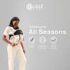 LLLbaby Complete All Seasons Ergonomic 6-in-1 Baby Carrier Infant to Toddler with Lumbar Support (7-45 Pounds), 360 Degree Baby Wearing & Multi-Position, Inward & Outward Facing (Moonbeam) view 3