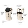 LLLbaby Complete All Seasons Ergonomic 6-in-1 Baby Carrier Infant to Toddler with Lumbar Support (7-45 Pounds), 360 Degree Baby Wearing & Multi-Position, Inward & Outward Facing (Moonbeam) view 4
