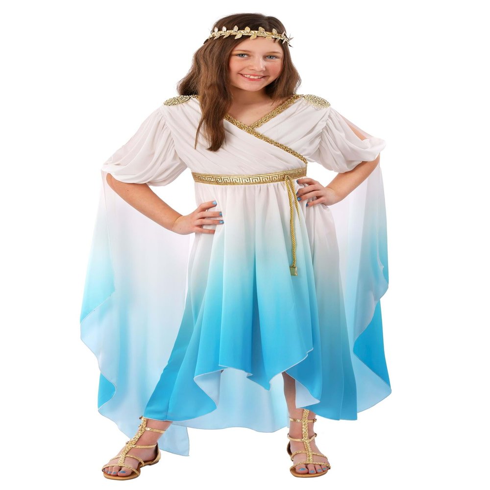 Fun Costumes - Deluxe Goddess Costume for Girls | Greek Goddess Costumes Large