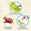 B. toys  Toy Car Keys & Cellphone  2 Pieces Sensory Bundle  Developmental Toy for Babies, Toddlers  Red Keys & Green Play Phone  10+ Months  FunKeys + Hellophone Set view 4