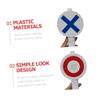 STOBOK Portable Double Sided Game Prop Paddles Interactive Handheld Sign Boards for Events Sports and Parties Easy to Use Non-battery Operated for and Activities view 4