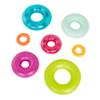 B. toys  Colorful Stacking Rings Teether  Sensory Baby Rattles  Soft Textured Toys for Teething  Rainbow Stackable Rings for Babies & Toddlers 6+ Months view 3