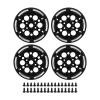 4PCS 1.9in RC Beadlock Wheels Rims for 1/10 RC Crawler Axial SCX10 Gen8 Gelande II Finder 2 (Round Hole Style) view 1