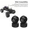 4PCS 1.9in RC Beadlock Wheels Rims for 1/10 RC Crawler Axial SCX10 Gen8 Gelande II Finder 2 (Round Hole Style) view 2