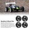 4PCS 1.9in RC Beadlock Wheels Rims for 1/10 RC Crawler Axial SCX10 Gen8 Gelande II Finder 2 (Hexagonal Star Style) view 2