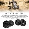 4PCS 1.9in RC Beadlock Wheels Rims for 1/10 RC Crawler Axial SCX10 Gen8 Gelande II Finder 2 (Hexagonal Star Style) view 4