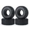 1.0 Inch All Terrain Rubber Tires 50/54mm 4 Pieces/Lot for Axial SCX24 90081 AXI00001 AXI00002 RC Crawler Car Upgrade Parts Modification Accessories (Size : 54x23mm) view 1