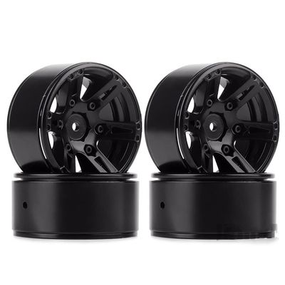 4PCS Metal Wheel Rim 1.9 Inch BEADLOCK for 1/10 RC Rock Crawler for Axial SCX10 90046 AXI03007 for Tamiya CC01 D90 TF2 for for Traxxas TRX-4 Modification Accessories (Color : D)