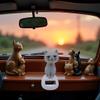 Cute Solar Powered Dancing Cat Figure - Swinging Solar, Cat Figurine Statue Swinging Car Dashboard Decoration Ornaments Dancing for Kids Car Dashboard Office Home Desk Decor view 3