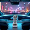 Cute Solar Powered Dancing Cat Figure - Swinging Solar, Cat Figurine Statue Swinging Car Dashboard Decoration Ornaments Dancing for Kids Car Dashboard Office Home Desk Decor view 4