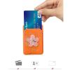 Rnrieyta Miagon Glitter Wallet Transparent Case for Samsung Galaxy A54 5G,Card Slot Bumper Slim Fit Bling Star Soft Cover with Cute Flower Card Holder,Green view 4