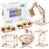 STEM Science Kits for Kids Ages 8-12 8-10, Wood Building Crafts Kits for Boys, STEM Toys for Ages 8-13 9 10 11 Year Old Gifts, Kids Science Engineering Experiment Projects, 3D Wooden Puzzles 10-12 view 1