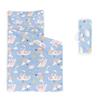 Datura home Nap Mat -Rainbow Swan Sleeping Bag with Removable Pillow - Daycare and Sleepovers Preschool Kindergarten Bedding Set for Kids Toddler Boys Girls(Swan Large) view 1