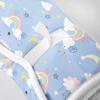 Datura home Nap Mat -Rainbow Swan Sleeping Bag with Removable Pillow - Daycare and Sleepovers Preschool Kindergarten Bedding Set for Kids Toddler Boys Girls(Swan Large) view 4