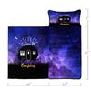 Datura home Nap Mat -Camping Sleeping Bag with Removable Pillow - Daycare and Sleepovers Preschool Kindergarten Bedding Set for Kids Toddler Boys Girls(Camping Large) view 2