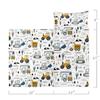 Datura home Nap Mat -Excavator Truck Sleeping Bag with Removable Pillow - Daycare and Sleepovers Preschool Kindergarten Bedding Set for Kids Toddler Boys Girls(Truck3 Standard) view 2