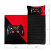 Datura home Nap Mat -Gamepad Sleeping Bag with Removable Pillow - Daycare and Sleepovers Preschool Kindergarten Bedding Set for Kids Toddler Boys Girls(Gamepad3 Standard) view 2