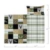 Datura home Nap Mat -Moose Sleeping Bag with Removable Pillow - Daycare and Sleepovers Preschool Kindergarten Bedding Set for Kids Toddler Boys Girls(Moose Standard) view 2