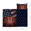 Datura home Nap Mat -Basketball Sleeping Bag with Removable Pillow - Daycare and Sleepovers Preschool Kindergarten Bedding Set for Kids Toddler Boys Girls(Basketball Large) view 2