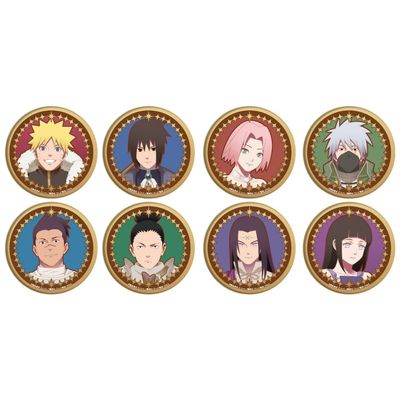 Naruto Shippuden 13 Tarot Version, Illustrated by Illustration, Can Badge, 8 Piece Box