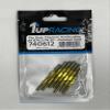 1UP740612 1Up Racing Pro Duty Titanium Turnbuckle Set - Hand Polished Gold - AE view 1