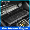 Car Qi Wireless Charger Compatible with Nissan Rogue 2021 2022 2023 Accessories 15w Fast Phone Charging Plate Adapter Interior Auto Parts view 2