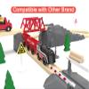 Battery Operated Train for Wooden Track, Motorized Train for Toddlers 3+ Years Old, 3Pcs Trains Toy Set Electric Trains Compatible with Thomas, Brio, Chuggington, Melissa and Doug view 4