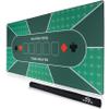 Poker Table Top - Foldable 70" x 35" Texas Hold'em Poker Mat with Non-Slip Backing and Zipper Carrying Bag - Waterproof and Portable Casino Table Topper Card Mat for Home Game Nights Up to 10 Players view 1
