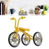 Zerodis Tricycle Model Ornaments,Mini 3D Simulated Alloy Tricycle Ornament Bike Art Sculpture Metal Bike Decorative Figurines view 2
