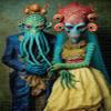 Cross & Glory - Meet The Aliens: Xantara and Nykara - 1000 Piece Jigsaw Puzzle | Unique Alien Couple Artwork | Satin Finish view 4